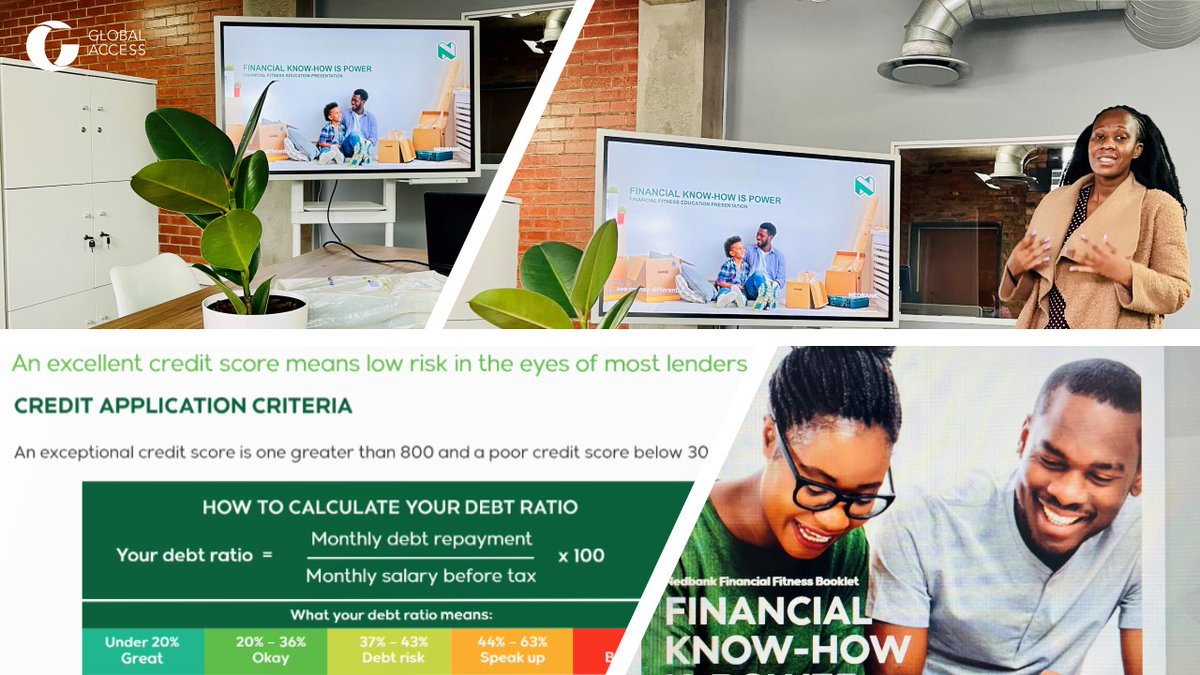 GlobalAccessSA's tweet photo. Great talk by Nedbank on financial fitness!

#improving
#teamGA
#nedbank https://t.co/9v2tOiv1Qv