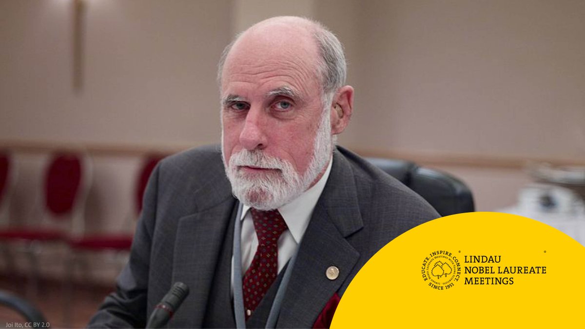 lindaunobel's tweet photo. Happy international #InternetDay! At #LINO16, ACM A.M. Turing Award Laureate Vinton Cerf gave the @HLForum Lecture on the origins and evolution of the Internet, commenting on security and privacy challenges. Find a recording in our Mediathque: https://t.co/cbAQhVbGI7 https://t.co/vThdDF6p47
