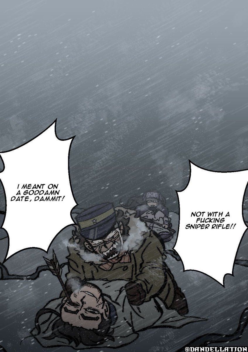 [ golden kamuy // sugio ] 
taking your crush out on a date < taking your crush out with a sniper rifle 