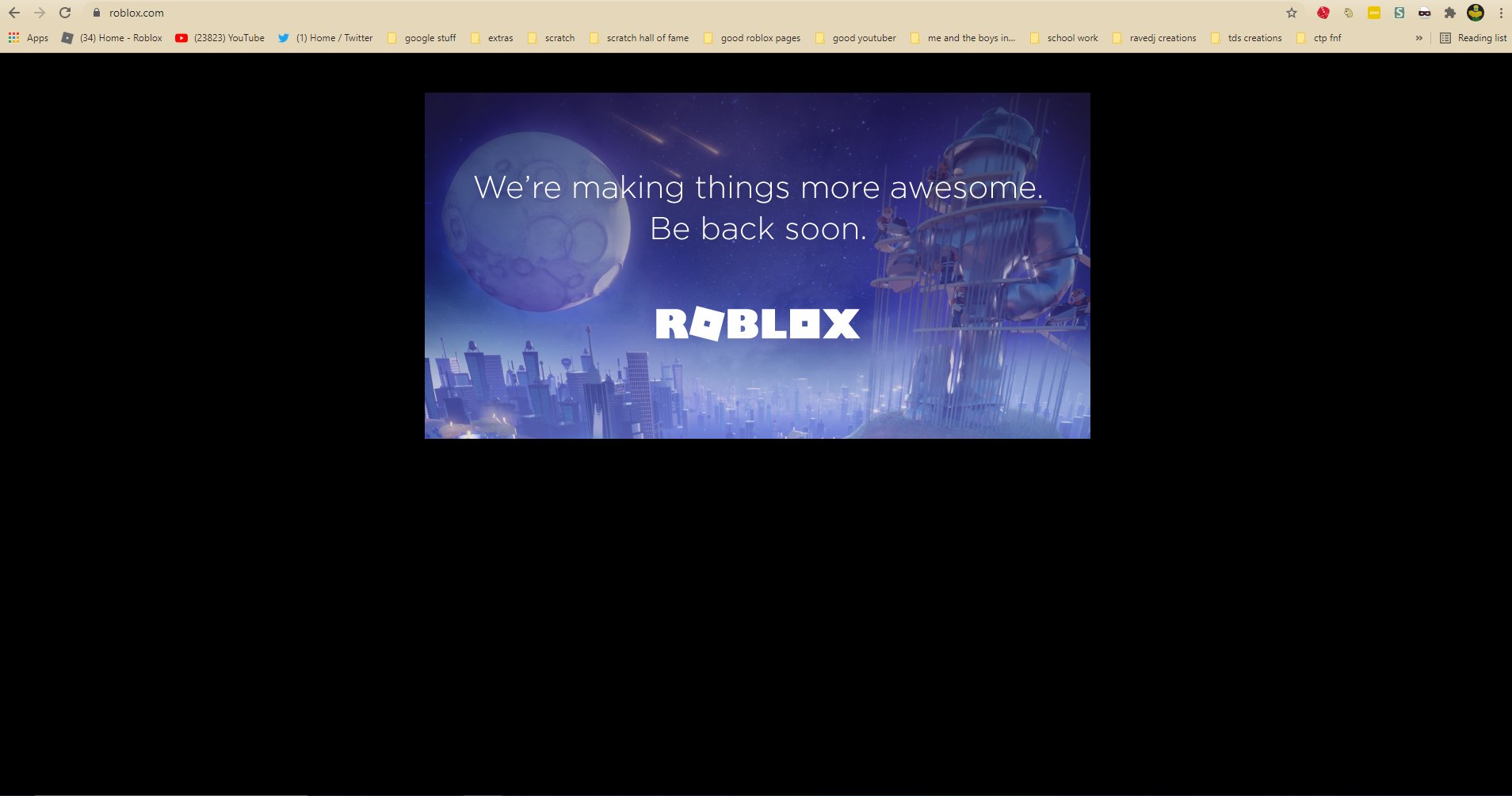 kevin on X: @Roblox roblox you've been down for 12 hours its not just  issues, it was starting to come back up but you just took the entire  website down  /