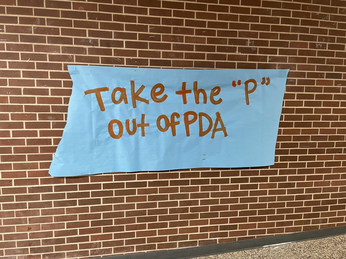EMHS Student Council is officially waging war against Public Displays of Affection: