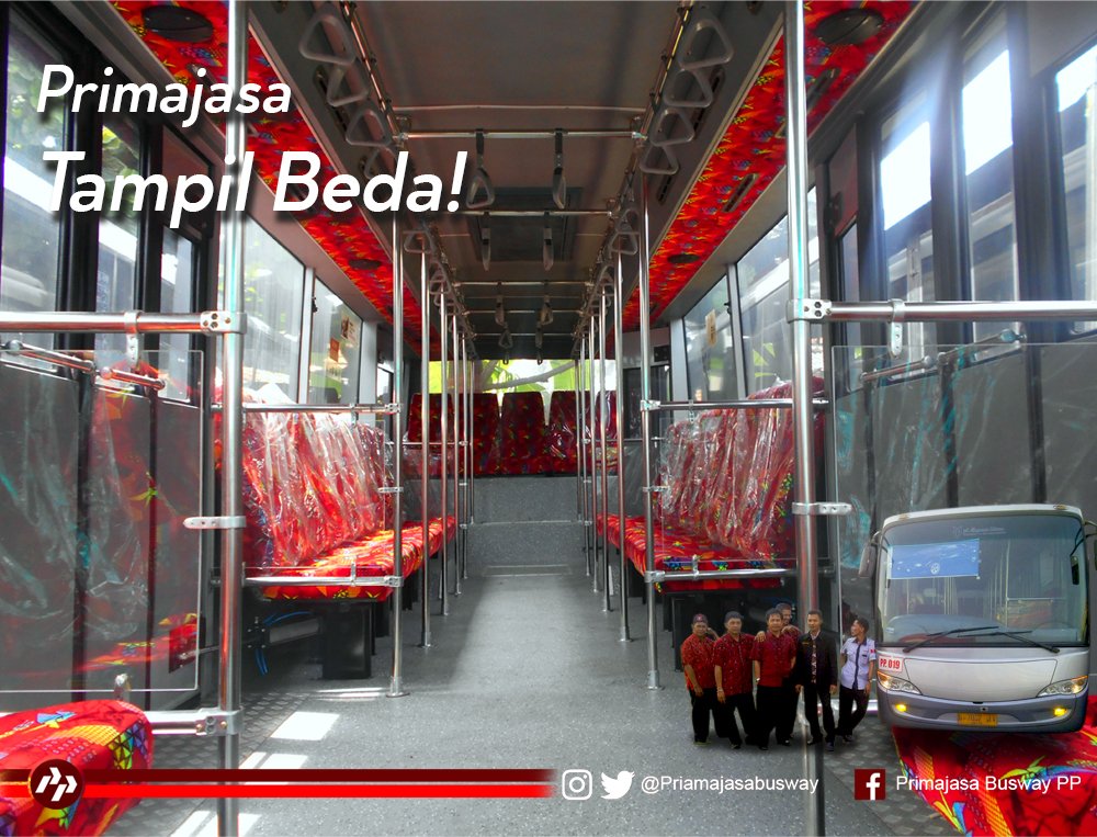 PrimajasaBusway's tweet photo. Tahun 2013 primajasa busway melakukan restorasi pada armadanya yang mulai tidak layak secara bertahap. Ada kejutan menarik saat primajasa melakukan restorasi, yaitu seat (kursi) baru yang tampil beda! https://t.co/KaJT19p3u4