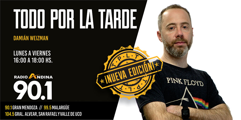 #TPLT con <a href="/dweizman/">Damián Weizman</a> 

 #ViernesPochocleros 🎬con <a href="/pimpobedini/">Pimpo</a> ¿Qué ver en el #halloween2021 ? y mucho más🙌

🍷 🍾 Lanzan una nueva edición del Concurso Nacional de Etiquetas de Vino y <a href="/prensaBCM/">BCM</a> <a href="/witzigromix/">Romina Iacobucci</a> <a href="/luissteindl1/">Luis Steindl</a> te cuentan todo lo que tenés que saber para participar