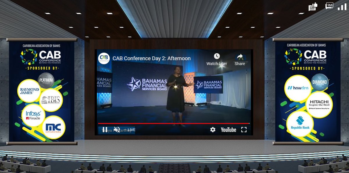 Ms. Tanya McCartney 🇧🇸, CEO &amp; Executive Director, Bahamas Financial Services Board, is doing a fantastic job of closing out CAB Conference 2021, with her Closing Keynote: Leading Through Uncharted Waters. 

#CABConference

demotargetvirtualexpo.online/VirtualNConfer…
