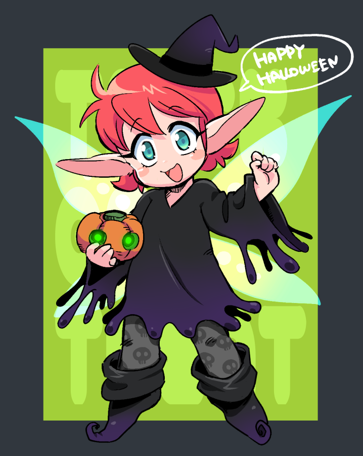 お菓子をねだる妖精ちゃん 