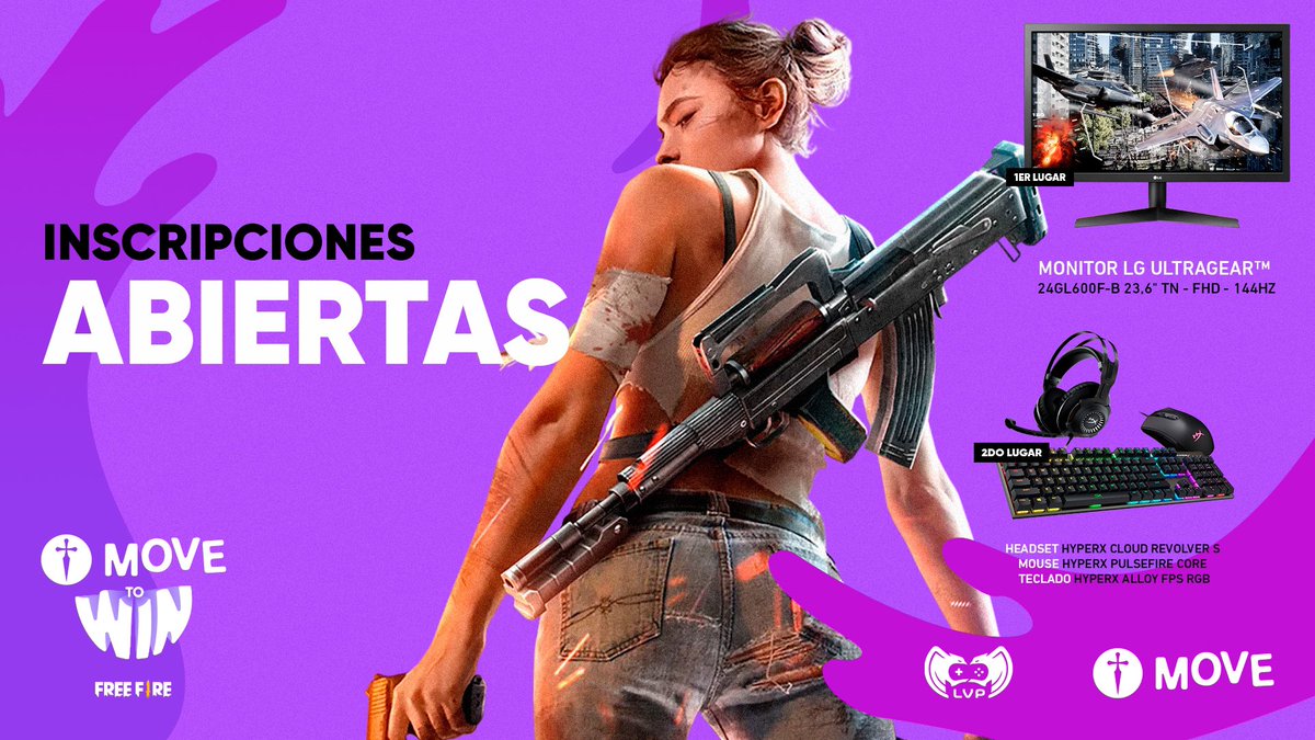 LVPsurFF's tweet image. 📣LLEGA #MoveToWin  👾

▶️Junto a @galiciamove les presentamos este increíble torneo de #FreeFire , con increíbles premios para vos 🤯

Ya están abiertas las inscripciones 📝 , no te lo podes perder.

ℹ️Link con toda la info en site.arenagg.com/move-to-win/ ✅