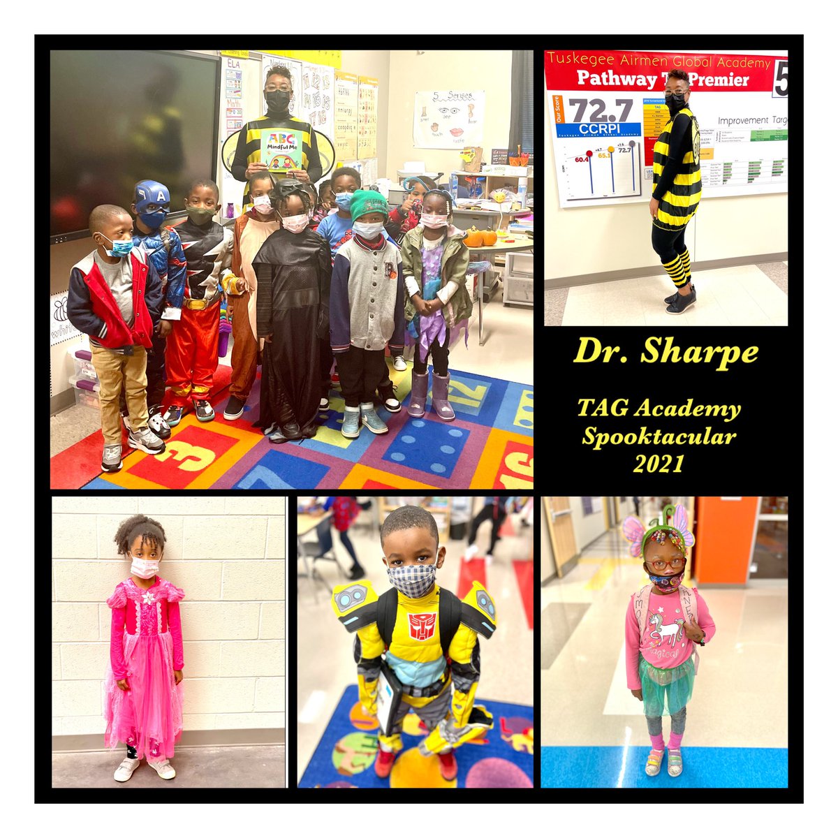 APSTAGAcademy's tweet photo. Red Ribbon Week Day 5 @APSTAGAcademy! Book Character Day was “amazing” and “thanks” to the leaders for reading to our scholars! #Spooktacular @WeemsYolanda @SharpeSystems @Retha_Woolfolk @apsupdate @marcopitts @SEL_APS https://t.co/eyuC3Ef9SZ