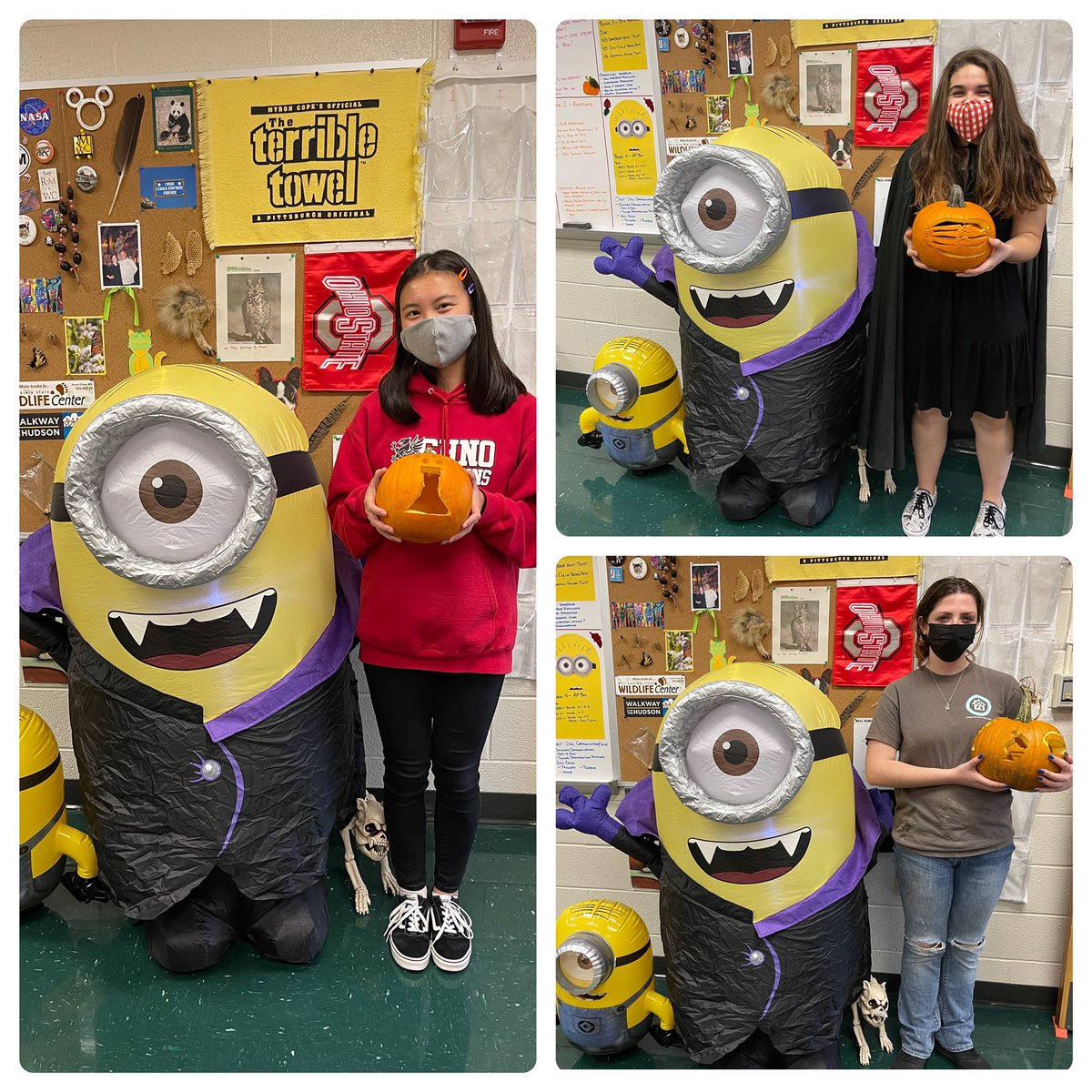 #seniorskipday #apbioclass #theirturn #threeagain #pumpkinsofscience #sciencejackolantern #Beaker #metaphase #microscope <a href="/krcougars/">KRCougars_YB</a>
