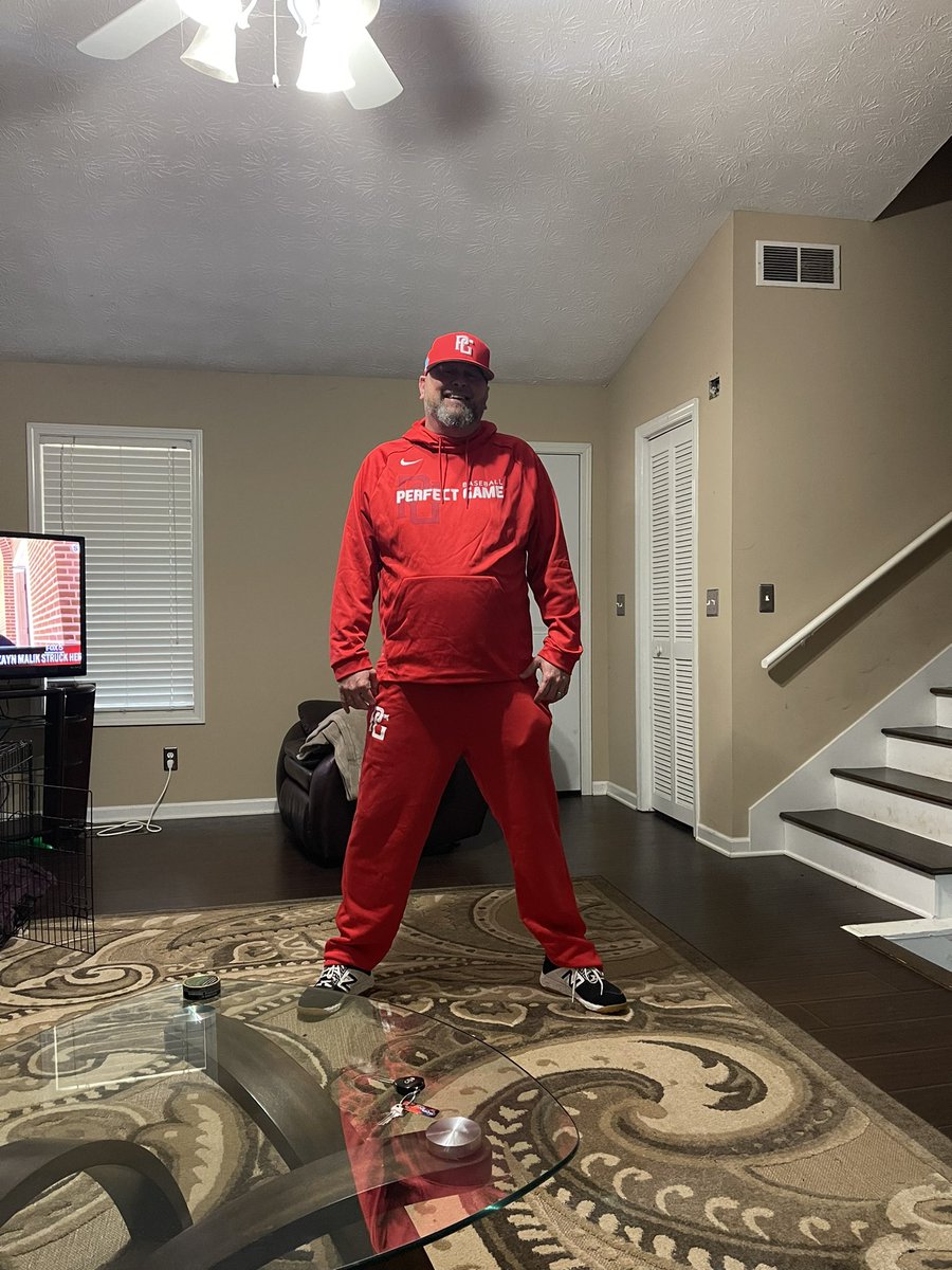 When they call for a RED OUT at the World Series tonight?? Lets Go Braves…getting pumped for Game 3 <a href="/Braves/">Atlanta Braves</a>