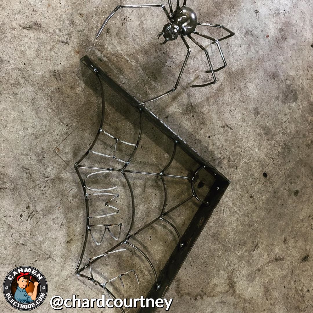 This incredible work from @chardcourtney just brought us right back to our childhood 🕸️🕷️

#womenwhocreate #womenwhoweld #womenwhocreateart #metalspider #metalartist #srapmetalart #upcycle #metalspiderweb #workhardstayhumble #charlottesweb #lincolnwelders #carmenelectrode