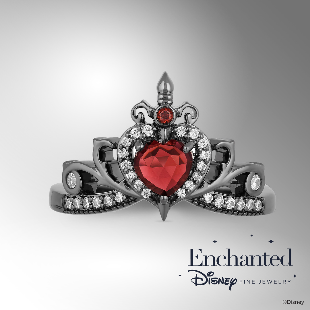 This spooky season discover your inner confidence with the fairest of them all – the Queen ring (SKU: 2446938) Click here to view our exclusive Disney Villain collection: spr.ly/6018JpqYk #EnchantedDisneyFineJewelry #littmanjewelers