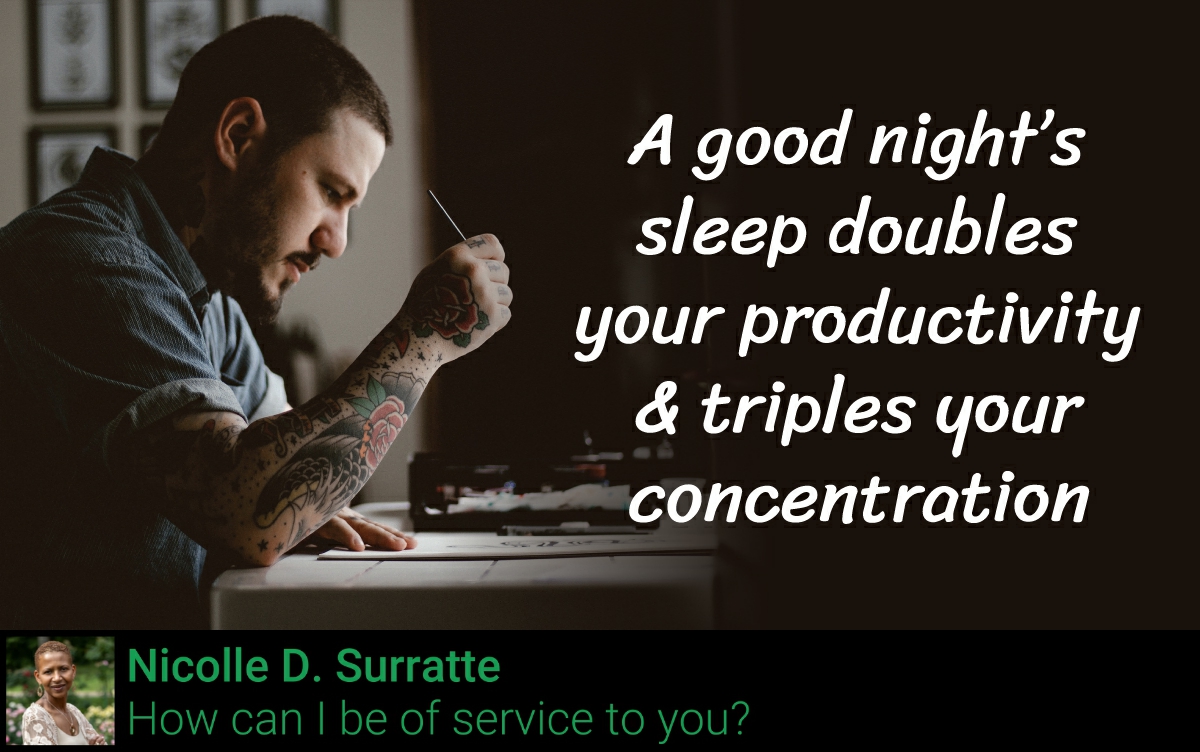 nspiredbynic's tweet photo. Increasing productivity, concentration, creativity… getting more sleep is crucial! https://t.co/4Tq4xaQyud https://t.co/TdW3Bcj1qW