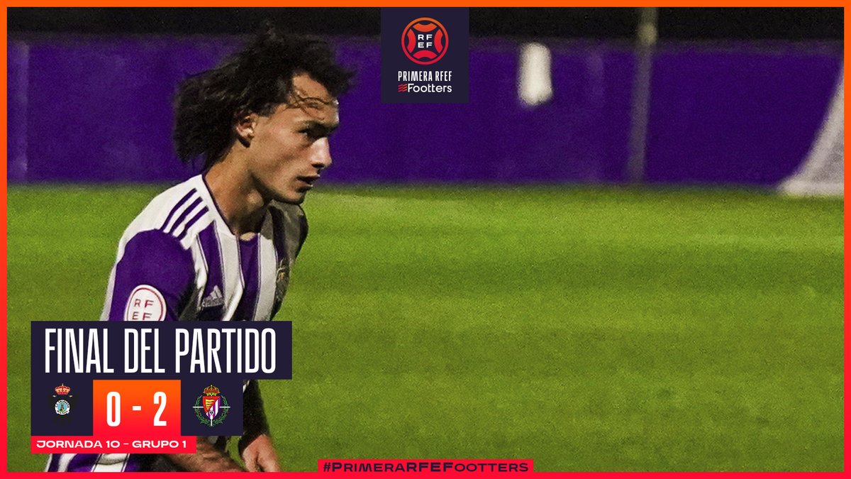 Primera_RFEF's tweet photo. ⚪🟣 ¡LA VICTORIA ES PARA EL EQUIPO DE BAPTISTA! ¡PRIMER TRIUNFO A DOMICILIO DEL FILIAL VALLISOLETANO!

⚽ 0-1 | @PauloVitor___ (24')
⚽ 0-2 | #Arroyo (96')

0-2 | 90+6' | @CFTalavera 🆚 @RVcantera 

ℹ️ Todos los detalles: https://t.co/udroaQcrF7

#PrimeraRFEFootters https://t.co/TbZbQMZ5A6