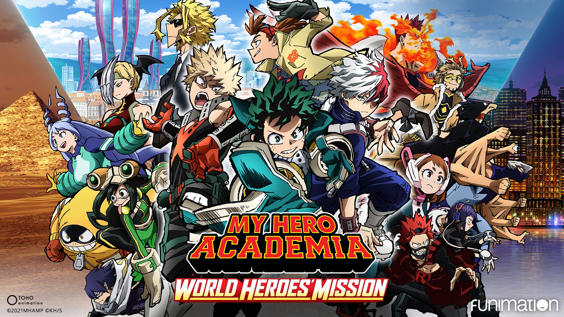 Shonen Jump News on X: My Hero Academia World Heroes' Mission Movie Key Visual in Issue #27. / X