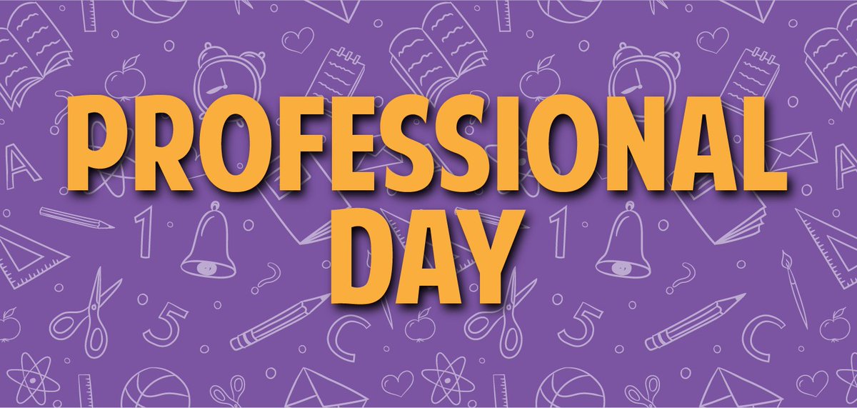 Reminder: Monday and Tuesday, Nov. 1-2, will be professional days and student holidays.