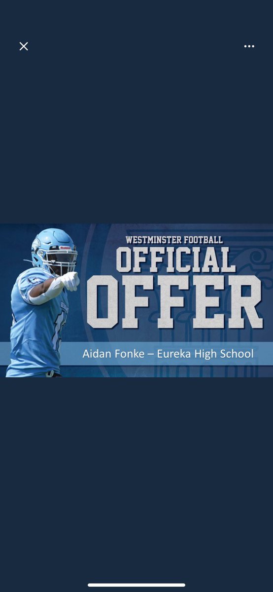 JeffFonke's tweet photo. Getting to witness the transformation of @AidanFonke over the past year has been an absolute blessing.  Hard work and preparation have been in the DNA of this young man and to see the results from the bleachers on Friday nights has been a gift like no other!  4 more years!? https://t.co/FGrpiG3DCN