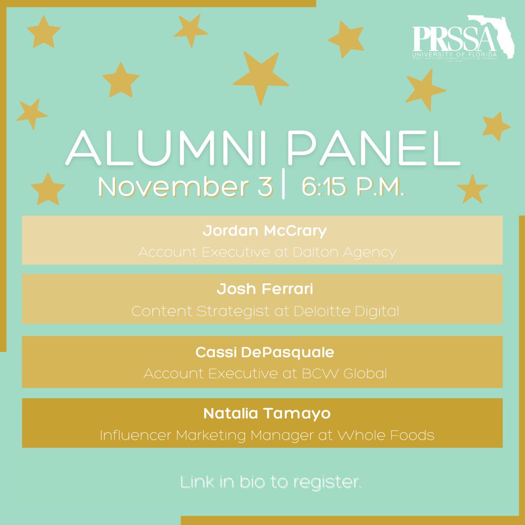 UF PRSSA tweet media