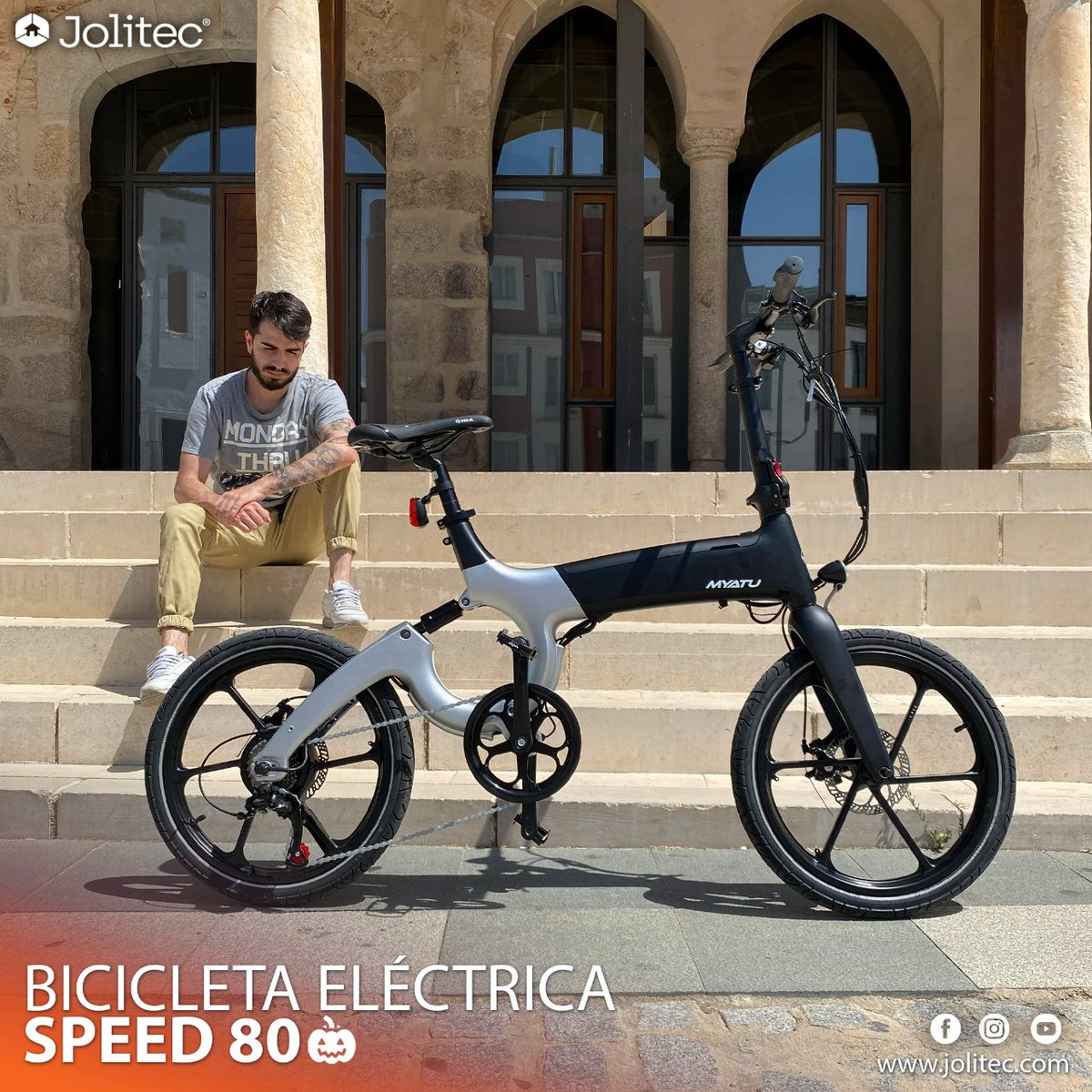 Jolitec1's tweet photo. Encontrar una bicicleta eléctrica que pueda reemplazar tu coche es sólo el principio.
Disfruta de una nueva sensación en tus viajes con la bicicleta eléctrica Speed 80👇
https://t.co/ztET29Cngi

🏠 https://t.co/GyxLkOrMFP
💰 Financia tus compras https://t.co/g5mBdaR4qx