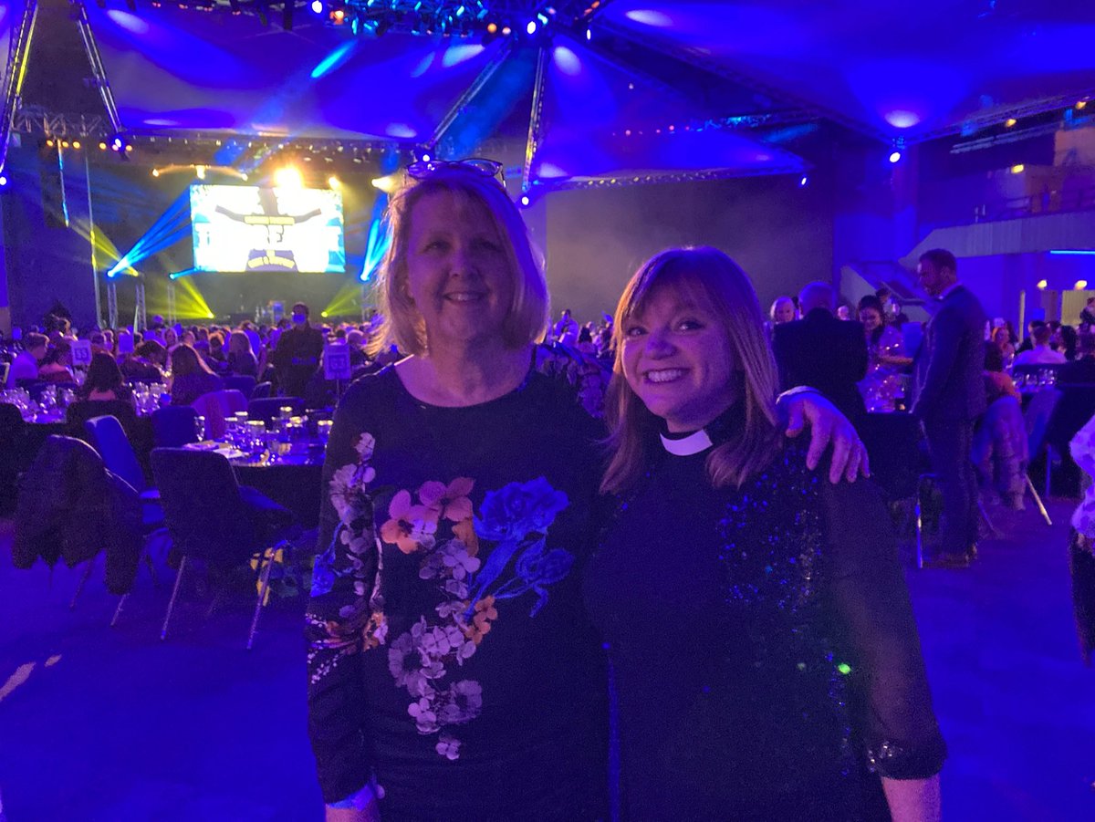 SurreyChoices's tweet photo. Just in case you thought we were making it up here is photo evidence of Christina Earl our Head of Business Development and Innovation with @revkatebottley #ldawards2021 https://t.co/emTXSDggh0