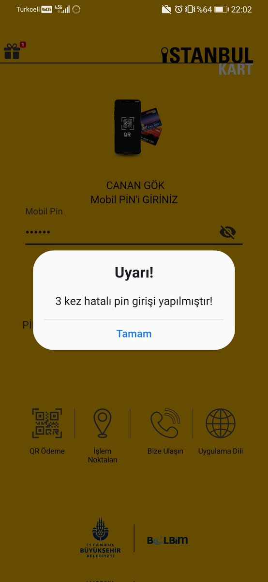 İstanbul kart uygulaması kullanayım dedim, klavyede silme tuşuna basınca enterlıyor 🙄 <a href="/istanbulkart/">istanbulkart</a>
