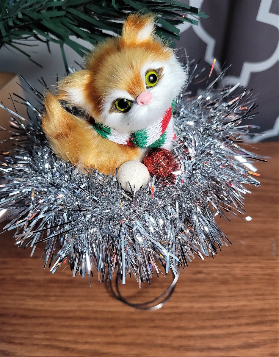 Excited to share the latest addition to my #etsy shop: Cat bed spring Tree Topper, Holiday Table Centerpiece, Christmas Decoration #bedspring #cattreetopper #holidaydecor #christmasornament #catlover etsy.me/2XY0crz