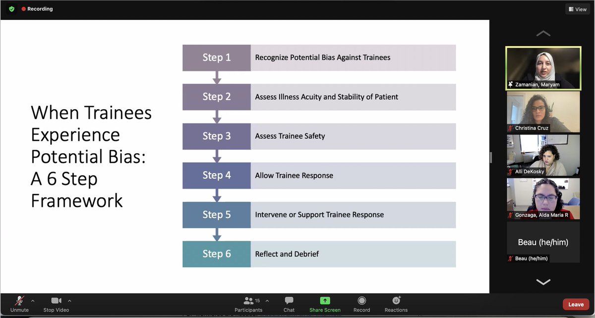 Excellent workshop today #SGIMMidAtlantic Conference today on how to respond to bias experienced by trainees. <a href="/SocietyGIM/">SGIM</a> @MedPedsRox