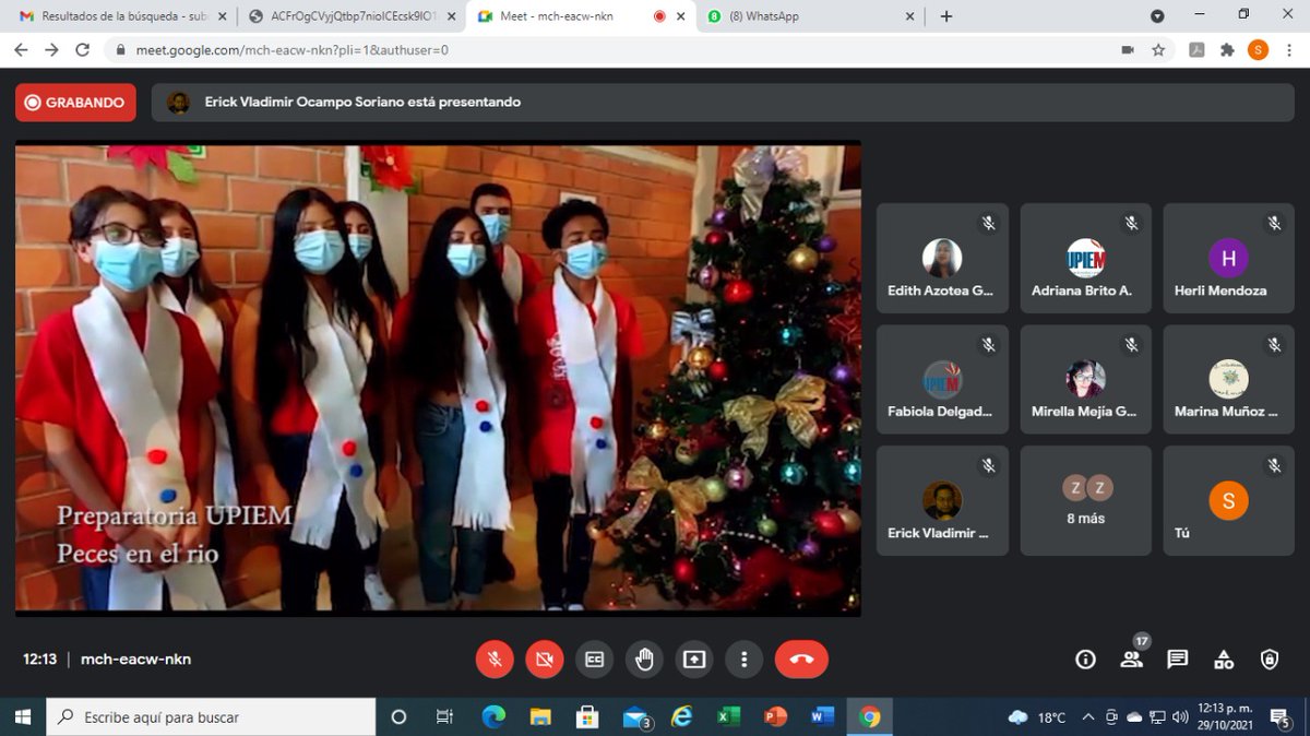 UpiemMX's tweet photo. El día de hoy se llevó a cabo el primer concurso de vallancicos #UPIEM ¡Muchas felicidades a nuestros concursantes!
@geramonro05 
@israeljeronimol https://t.co/hXBOiKxUwk