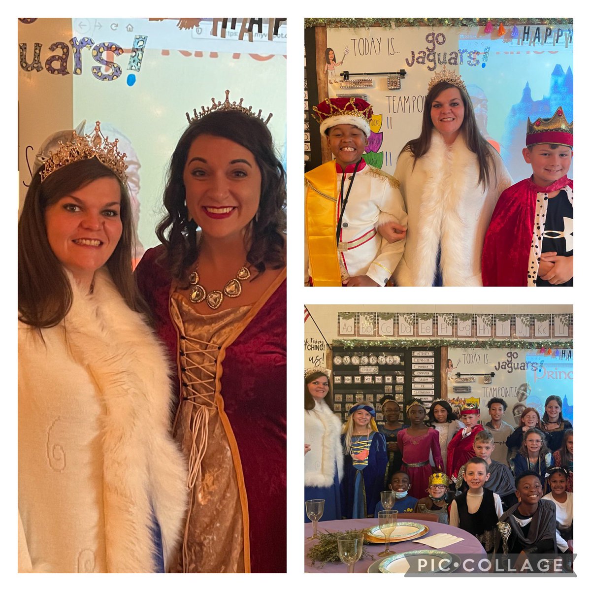 LindzMillbrooks's tweet photo. 4th grade has been learning about Medieval times and today we had their feast ! This queen was glad to grace them with my presence ! #TeamDCE #TeamDCS https://t.co/E4hUDyu9jq
