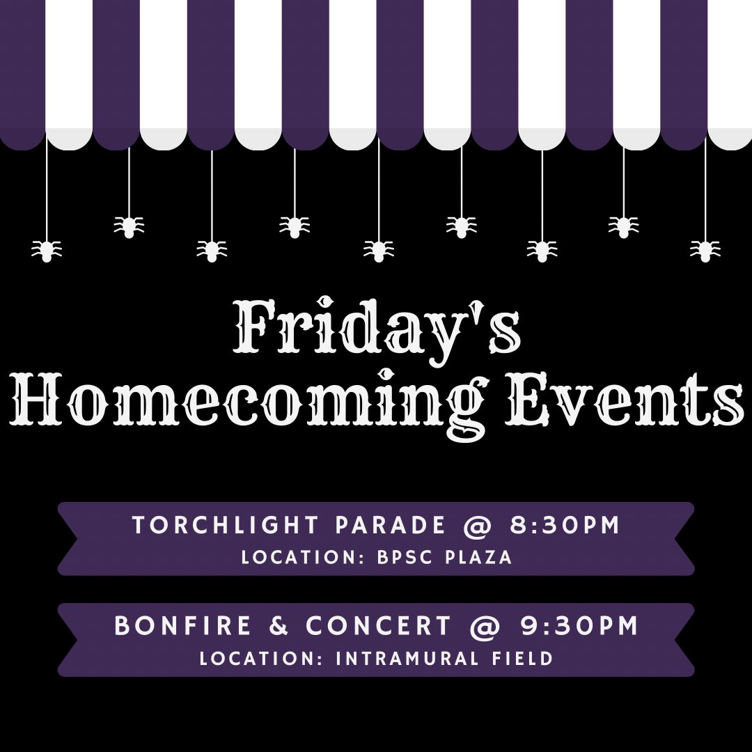 SFA SAAC (@sfa_saac) on Twitter photo The homecoming winners will be announced at the bonfire! Come & support <a href="/Itz_nissi/">Nissi Kabongo Jones</a>, <a href="/gngarcia34/">Gaby Garcia</a> & <a href="/shaylongovan/">Shaylon Govan</a>, <a href="/JustinIGarcia/">Justin Garcia.</a> & <a href="/CourtBanfield/">Courtney🖤</a>
Then see <a href="/walkerhayes/">Walker Hayes</a> perform at the concert‼️
#SFAHoco21 #SFASAAC #KingJustinQueenCourtney #GabyNShay #NissiK #AxeEm #RaiseTheAxe The homecoming winners will be announced at the bonfire! Come & support <a href="/Itz_nissi/">Nissi Kabongo Jones</a>, <a href="/gngarcia34/">Gaby Garcia</a> & <a href="/shaylongovan/">Shaylon Govan</a>, <a href="/JustinIGarcia/">Justin Garcia.</a> & <a href="/CourtBanfield/">Courtney🖤</a>
Then see <a href="/walkerhayes/">Walker Hayes</a> perform at the concert‼️
#SFAHoco21 #SFASAAC #KingJustinQueenCourtney #GabyNShay #NissiK #AxeEm #RaiseTheAxe