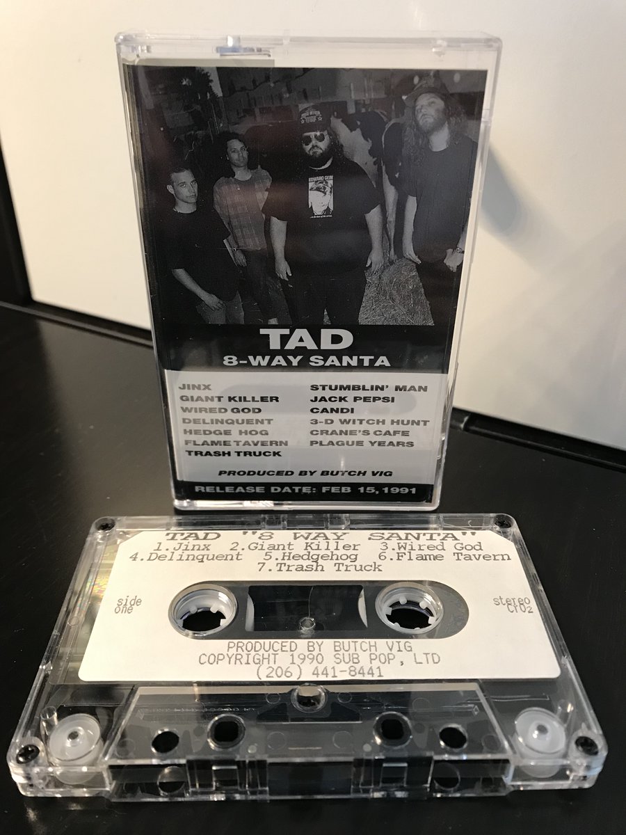 inhaletheheavy's tweet photo. The mighty TAD!!!

#cassette #tape #cassettecollector #cassettelove #TAD #8waysanta https://t.co/OMmeNfUDLW