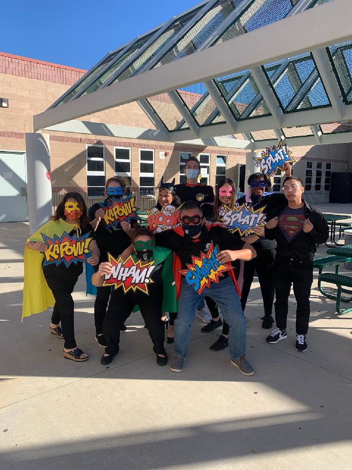 Check out our SUPER Counseling Team 🦸🔱🎃