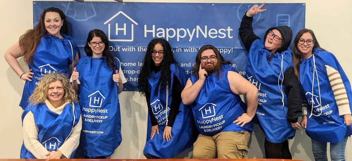 Some early Halloween fun at the HappyNest headquarters 😜💙🎃🧺

#HappyNest #HappyNestLaundryService #LaundryService