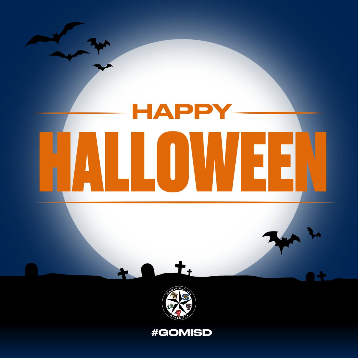 MISDathletics's tweet image. Mansfield ISD wishes you a Happy and Safe Halloween!