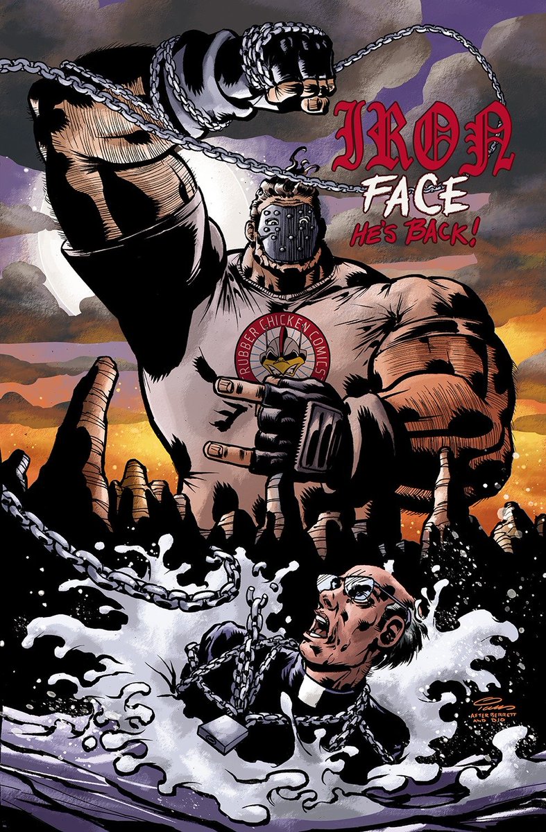 IanCNichols's tweet photo. Tomorrow! I'll be at Rubber Chicken Comics in Bellingham, MA signing their EXCLUSIVE IRONFACE #1 Dio Homage Variant Cover from @IronfaceStudios
#IRONFACE #comics #independentcomics #creatorownedcomics #variantcover #comicbooks #DIO #HolyDiver https://t.co/K8vy5kcy1T
