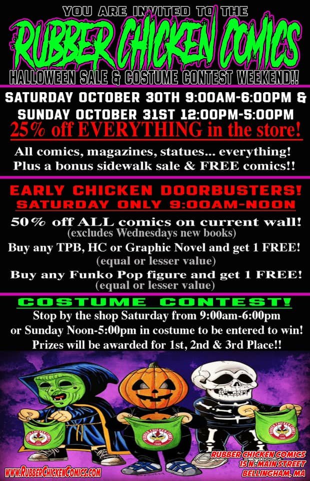 IanCNichols's tweet photo. Tomorrow! I'll be at Rubber Chicken Comics in Bellingham, MA signing their EXCLUSIVE IRONFACE #1 Dio Homage Variant Cover from @IronfaceStudios
#IRONFACE #comics #independentcomics #creatorownedcomics #variantcover #comicbooks #DIO #HolyDiver https://t.co/K8vy5kcy1T