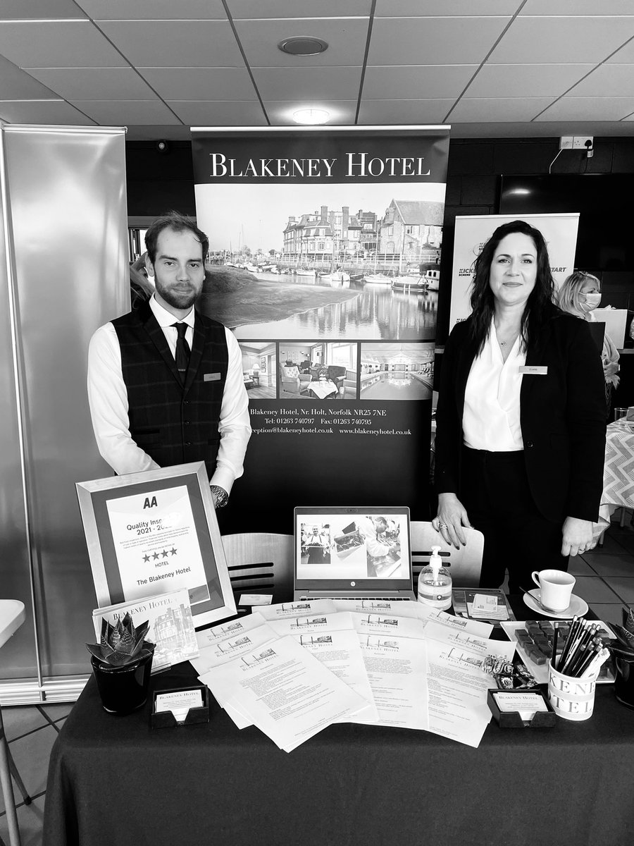 Great day at the job fair! Lovely to meet <a href="/JeromeMayhew/">Jerome Mayhew</a> and lots of others #HospitalityJobs #northnorfolkjobs