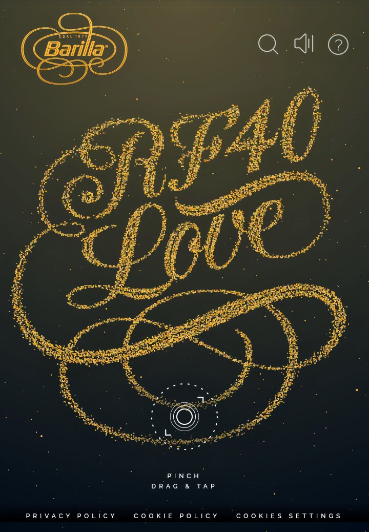radriche's tweet photo. Grazie @Barilla 🙏 it's an honor to be part of this amazing work /art #RF40Love ❤ RF ❤ https://t.co/f6sSUOGxlU