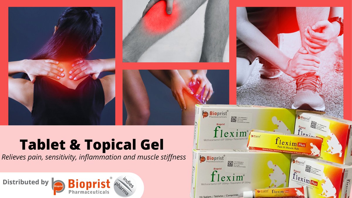 IndiesPharma's tweet photo. Let pain be a thing of the past with Flexim and Flexim Plus!

Over-the-counter (nonprescription) topical gel and tablet to relieve pain in knees, ankles, elbows, wrists, neck and more.

Get fast relief to keep going! Available in pharmacies islandwide.
#flexim #fleximplus https://t.co/HEKCGeK6kh