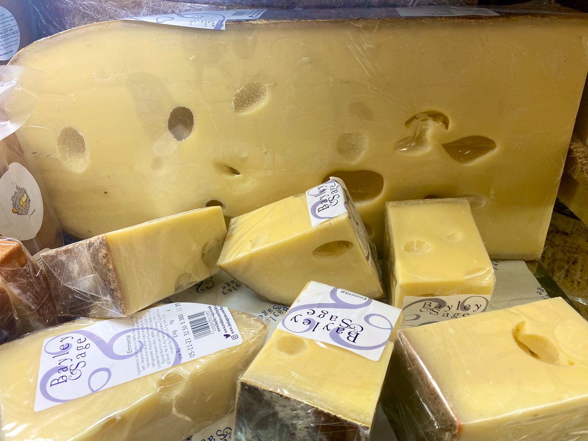 bayleyandsage's tweet photo. Tomorrow we will be hosting a cheese tasting at our Wimbledon store from 11am-4pm. There will be an exquisite selection of Apres Soleil,  Schlossberger, Mature Emmental and La Bouse. Please come join us! https://t.co/d5z0G1OzsW