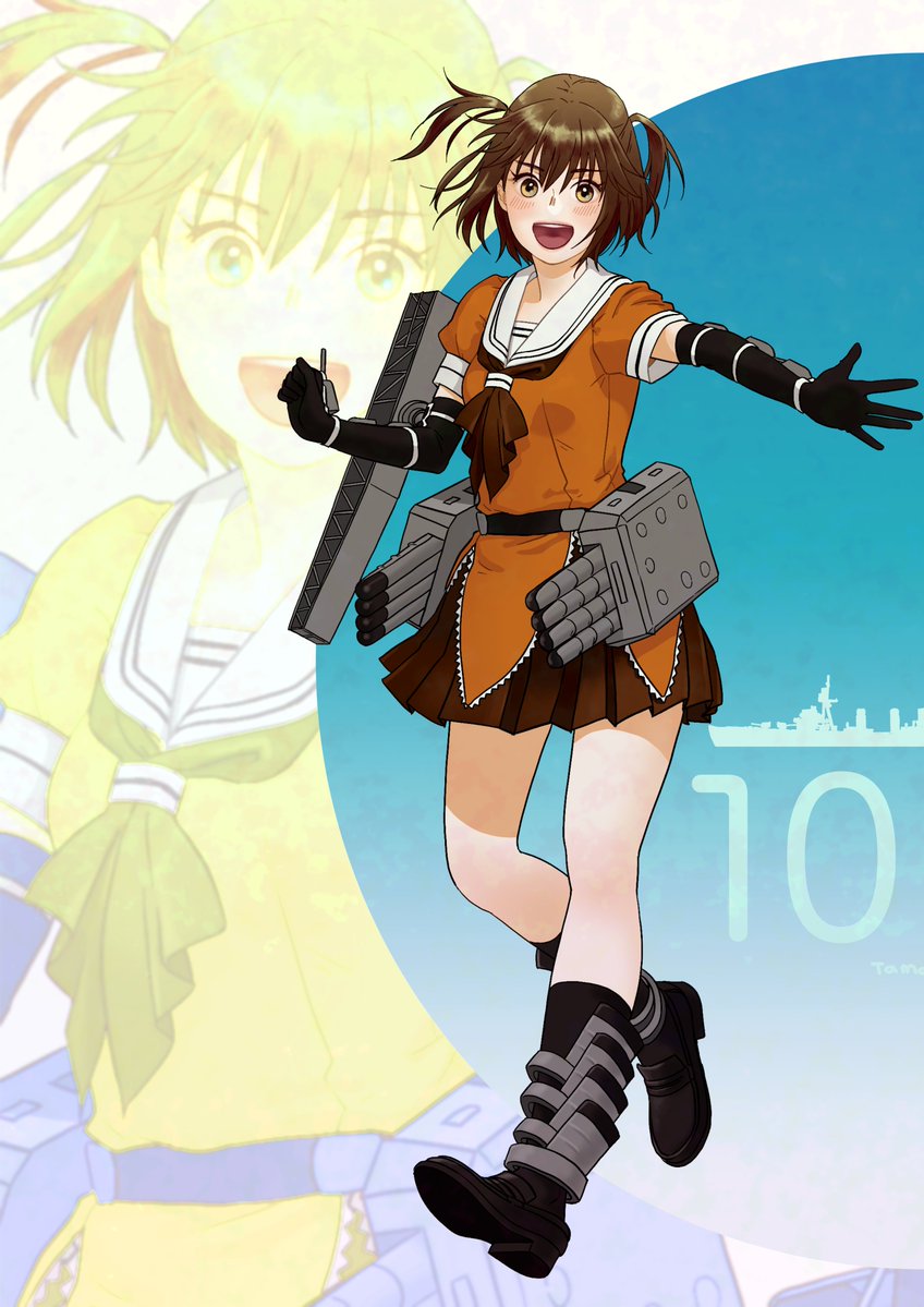 川内(艦これ) 「🌜軽巡洋艦川内進水日🌛 」|🌈тамашка🍊のイラスト