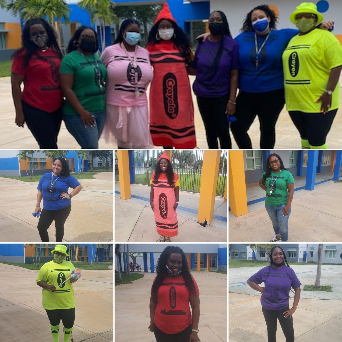 HolmesBulls's tweet photo. Character Day at @HolmesBulls was EPIC.. Our BabyBulls work hard and play hard!!! @LKFuller13 #WeAreOnAMission 💛💙 📚🦸‍♀️👸👻 https://t.co/N1wgR4gj55