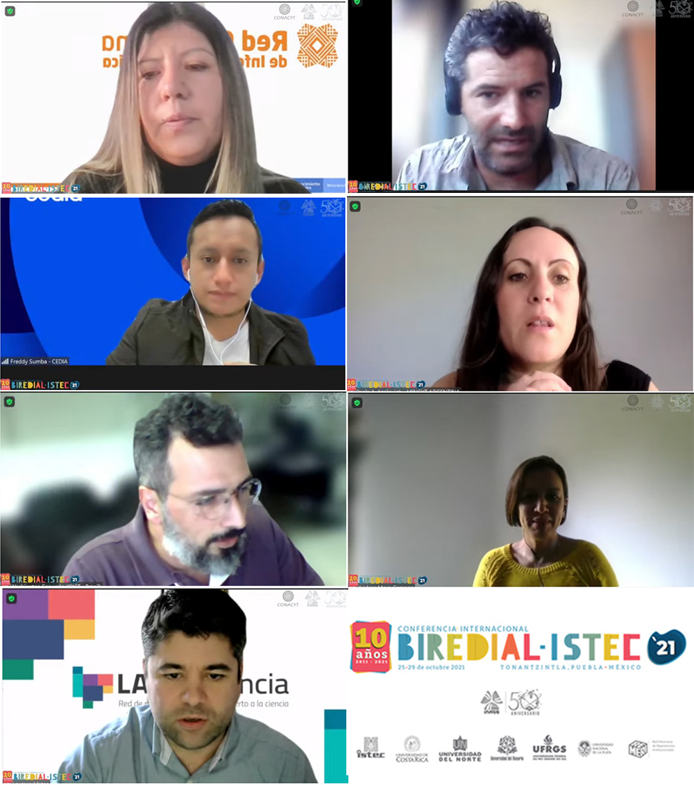 Experiencias Nodos nacionales <a href="/LAReferenciaAA/">LA Referencia</a> en #BIREDIAL_ISTEC2021
 
📲 youtube.com/watch?v=kPujkj…

Washington Ribeiro <a href="/IBICTbr/">Ibict</a>
Juan Maldini <a href="/ANIIuy/">ANII - Uruguay</a>
Paola Azrilevich @ciencia_ar
Andrea Mora, CONARE
Paola Castro, REDCOL
Freddy Sumba <a href="/CEDIAec/">CEDIA</a>

Moderó: Lautaro Matas

<a href="/BIREDIAL_ISTEC/">BIREDIAL-ISTEC</a>