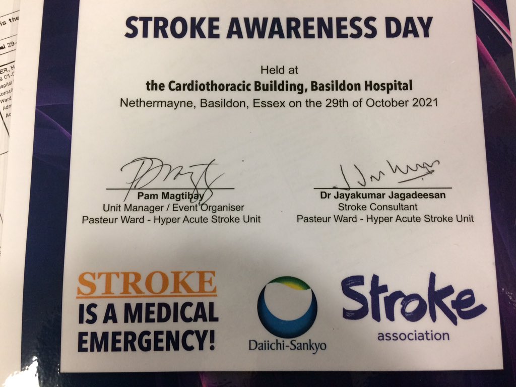 becsstuck82's tweet photo. Great Stroke-study afternoon for stroke awareness day at Basildon! Well done therapy team for some great talks @MSEHospitals https://t.co/fDz9jR444i