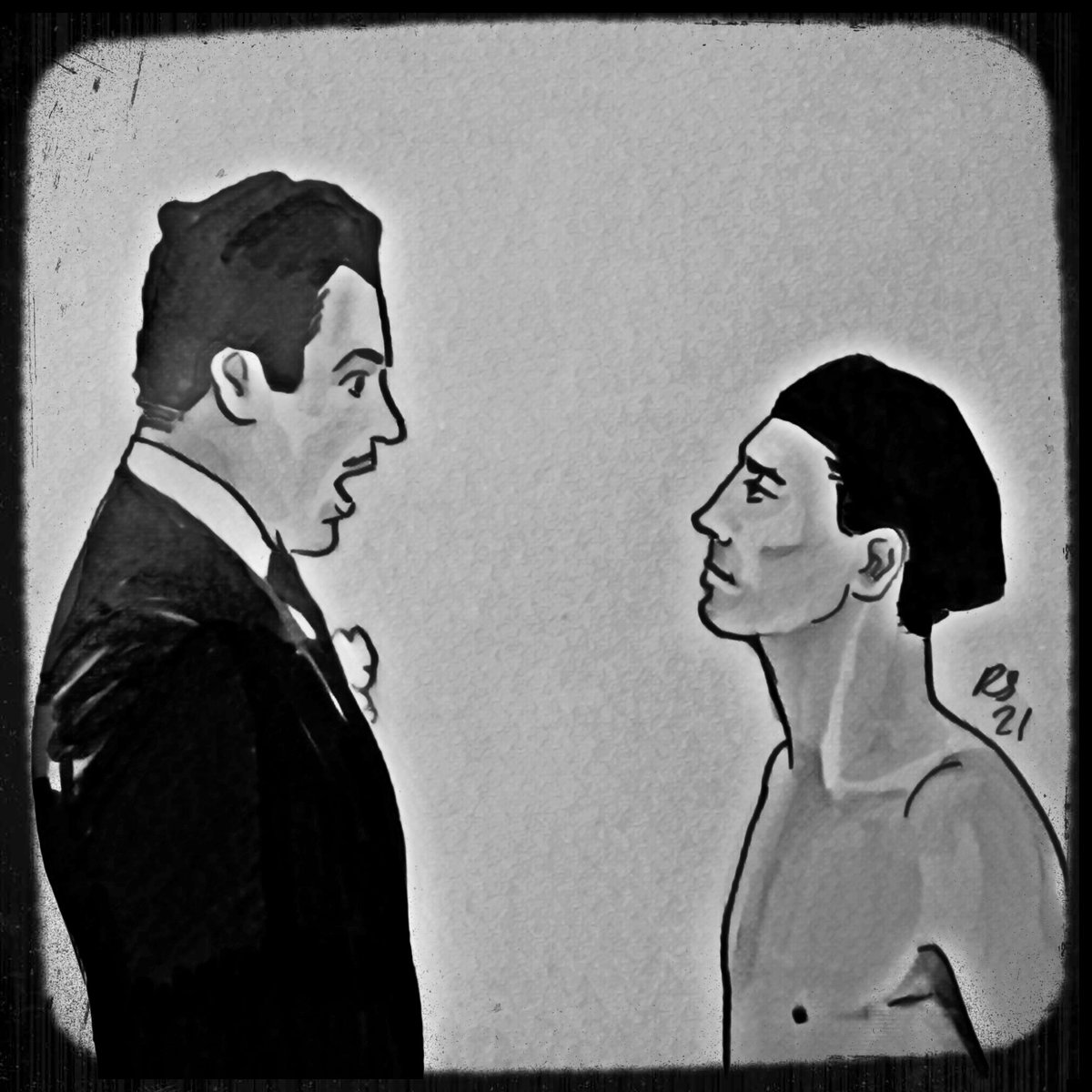 BusterKeatonSoc's tweet photo. It’s Day 29 of our annual #artcontest #Bustober &amp; today’s prompt is: PLUMBING
To find out how you can take part and to see all the entries so far, go to https://t.co/KHuuIByoNX 
#BusterKeaton https://t.co/RHpCTYPrCT