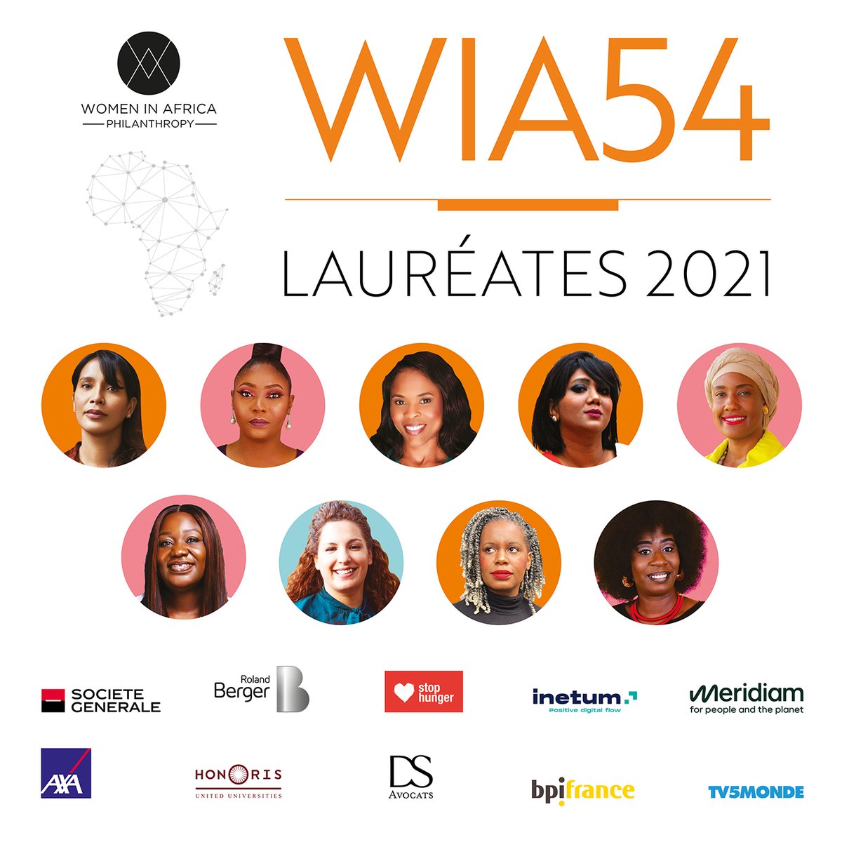 [Annonce des lauréates WIA54] Cette année, après un bootcamp de formation avec les 540 finalistes du programme #WIA54, nous avons l’honneur de vous dévoiler les lauréates WIA54 de la promotion 2021 ! Découvrir la promotion 2021 ➡️ bit.ly/3nCJiHL #WIA