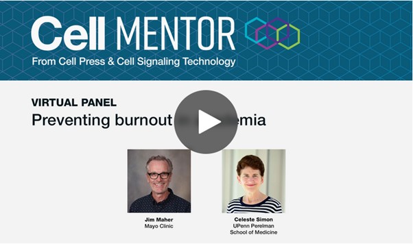 Cell Press (@cellpressnews) on Twitter photo Preventing burnout in academia! Jim Maher & Celeste Simon discuss how lab leaders can create work environment that promotes healthy work habits #GetHired <a href="/Krista_Bledsoe/">Krista Bledsoe</a> <a href="/MayoClinic/">Mayo Clinic</a> @PennMedEVDCSO <a href="/CellMentor/">Cell Mentor</a> hubs.li/H0-dyNC0 Preventing burnout in academia! Jim Maher & Celeste Simon discuss how lab leaders can create work environment that promotes healthy work habits #GetHired <a href="/Krista_Bledsoe/">Krista Bledsoe</a> <a href="/MayoClinic/">Mayo Clinic</a> @PennMedEVDCSO <a href="/CellMentor/">Cell Mentor</a> hubs.li/H0-dyNC0