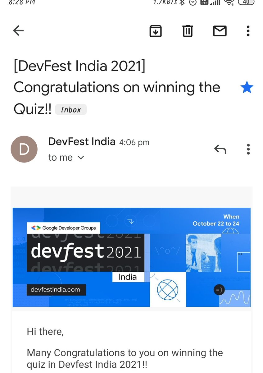 VidyaSharma021's tweet photo. Thank You!! @ChandigarhGdg @GDGIndia 🙂🤩
#DevFestIndia #LetsGrowTogether https://t.co/iA6CoFDNvH