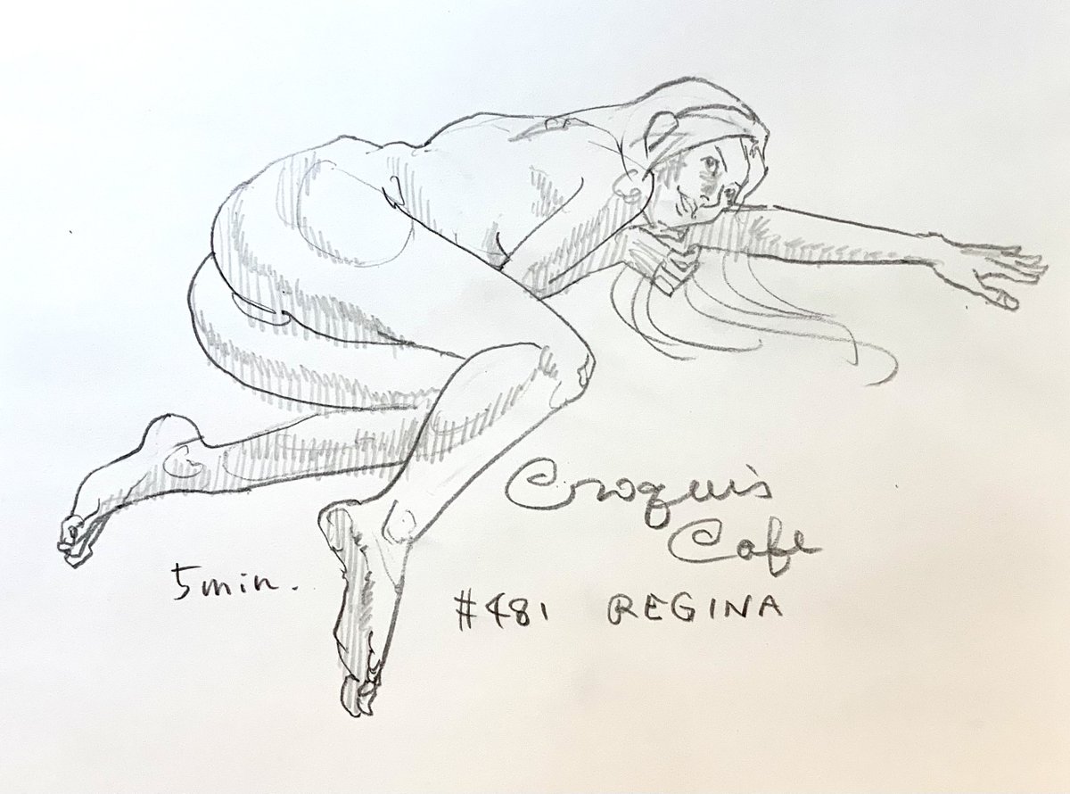 #croquiscafe
481 Regina
2min.の寝ポーズの嵐にまいりました。 