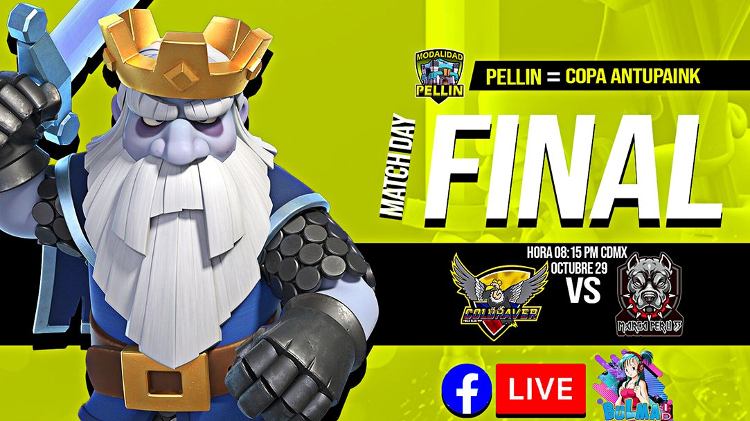 ℂ❆ℙᗅ ᗅℕͲႮℙᗅⅈℕK (@antupaink) on Twitter photo 🌿Mari mari peñi
🌿Hoy se viene la gran final de la mod. PELLIN TH13 desde ya les deseamos muchos éxito ambos equipos!🙌
▫️<a href="/ColdraverC/">Coldraver_col</a>⚡<a href="/MarcaPeruClan/">Marca Perú 3.3</a>
▫️En la voz de 🎙<a href="/BulmaId/">Bulma ID</a>🎬
⏰20hrs🇲🇽⚡22hrs🇨🇱
🔵facebook.com/BulmaID/
🥁Quien será el Wewnien de esta modalidad?👀 🌿Mari mari peñi
🌿Hoy se viene la gran final de la mod. PELLIN TH13 desde ya les deseamos muchos éxito ambos equipos!🙌
▫️<a href="/ColdraverC/">Coldraver_col</a>⚡<a href="/MarcaPeruClan/">Marca Perú 3.3</a>
▫️En la voz de 🎙<a href="/BulmaId/">Bulma ID</a>🎬
⏰20hrs🇲🇽⚡22hrs🇨🇱
🔵facebook.com/BulmaID/
🥁Quien será el Wewnien de esta modalidad?👀
