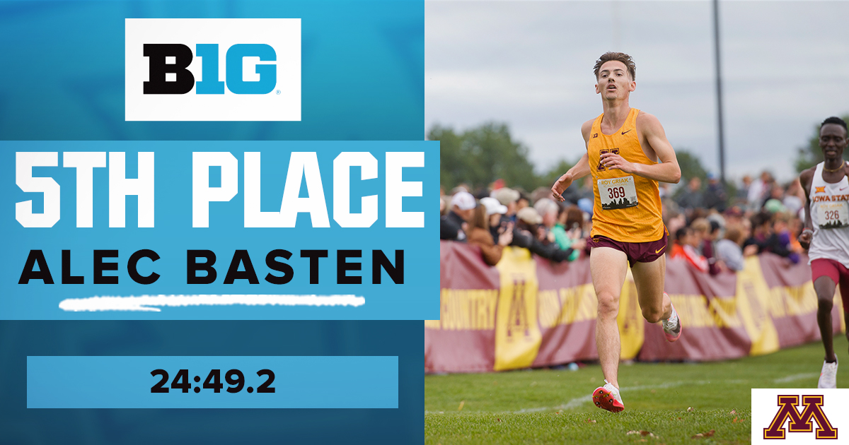 Alec Basten gets a top-5 finish to start the day off for Minnesota!! 🤩〽️

As a team, the men recorded their best finish since 2015, coming in third (83 points)!